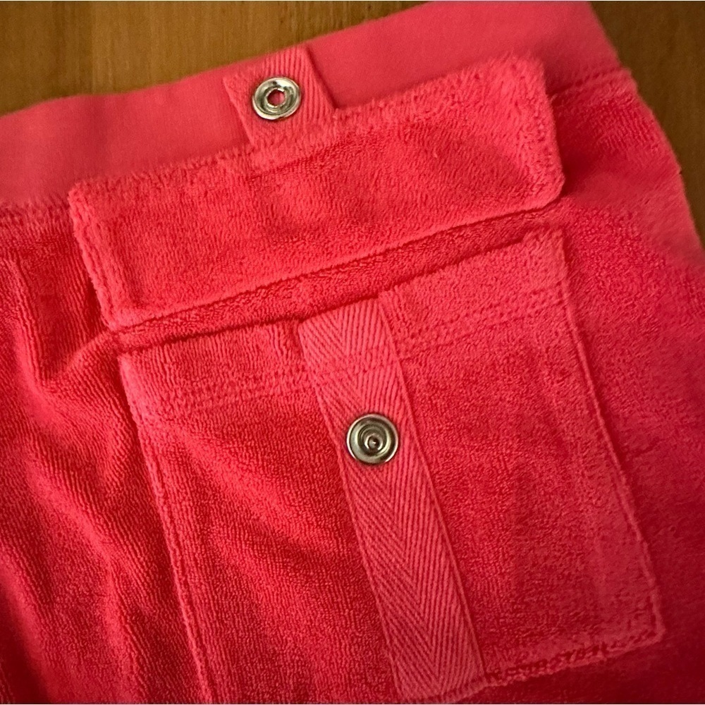 Juicy Couture Martinique Crop Snap Pocket Pant NWT Hot Pink Large - Picture 5 of 15
